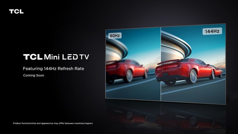 TCL To Release its First 144Hz Mini LED TV Series in 2022, Raising the Bar for Responsive Video Gaming on Large Screen