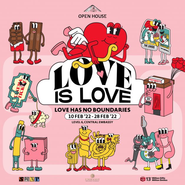 OPEN HOUSE ส่งต่อความรักไร้ขอบเขต ผ่านกิจกรรมเพิ่มความหวานสุดฟิน ต้อนรับวันวาเลนไทน์ ในงาน Love is Love : Love has no boundaries วันที่ 10 - 28 ก.พ.