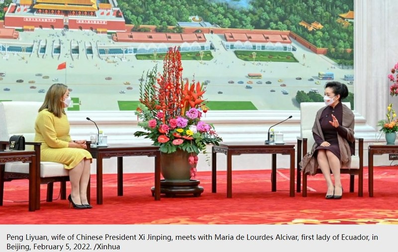 CGTN: Peng Liyuan encourages cultural exchanges between China and Ecuador