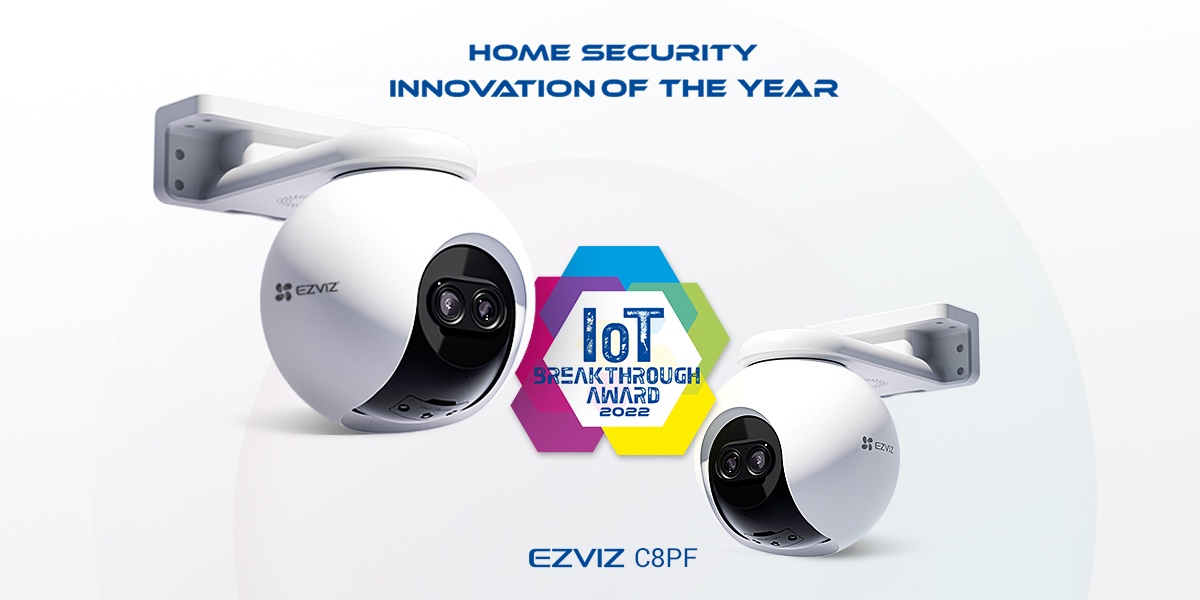 กล้องสมาร์ทโฮม EZVIZ รุ่น 'C8PF' เลนส์คู่อัจฉริยะ คว้ารางวัล Home Security Innovation of the Year ตอกย้ำความเป็นเลิศด้านการออกแบบและนวัตกรรมล้ำสมัย