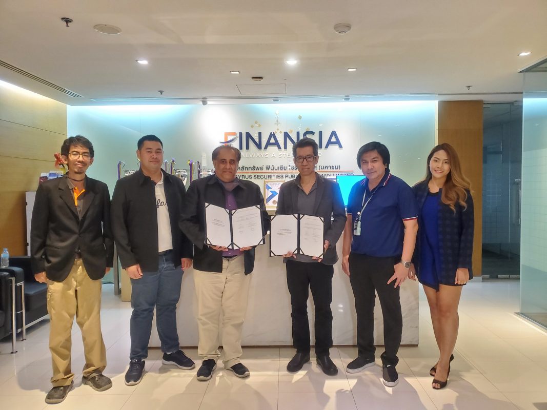 Finansia Syrus Public Company Limited has signed agreement with Crypto Express (Thailand) Co,.Ltd