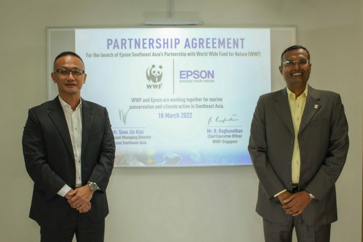 Epson partners with WWF to scale up marine restoration impact and achieve a low carbon future