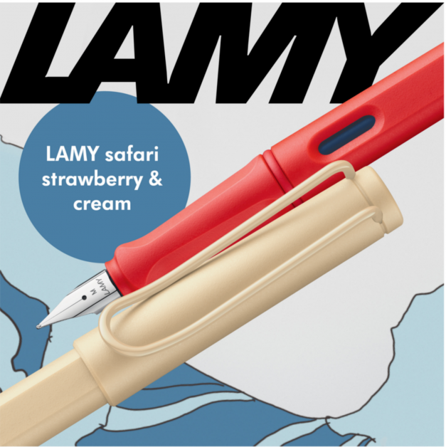 ครีเอทลายเส้นแห่งความสนุกไปกับ LAMY safari strawberry cream
