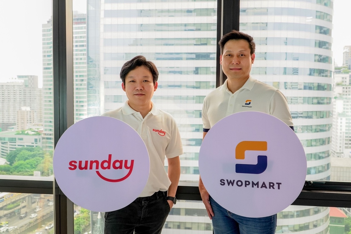 Swopmart, backed by Synnex and SCB 10X, partners with Sunday to provide Thailand's first comprehensive care service for second-hand