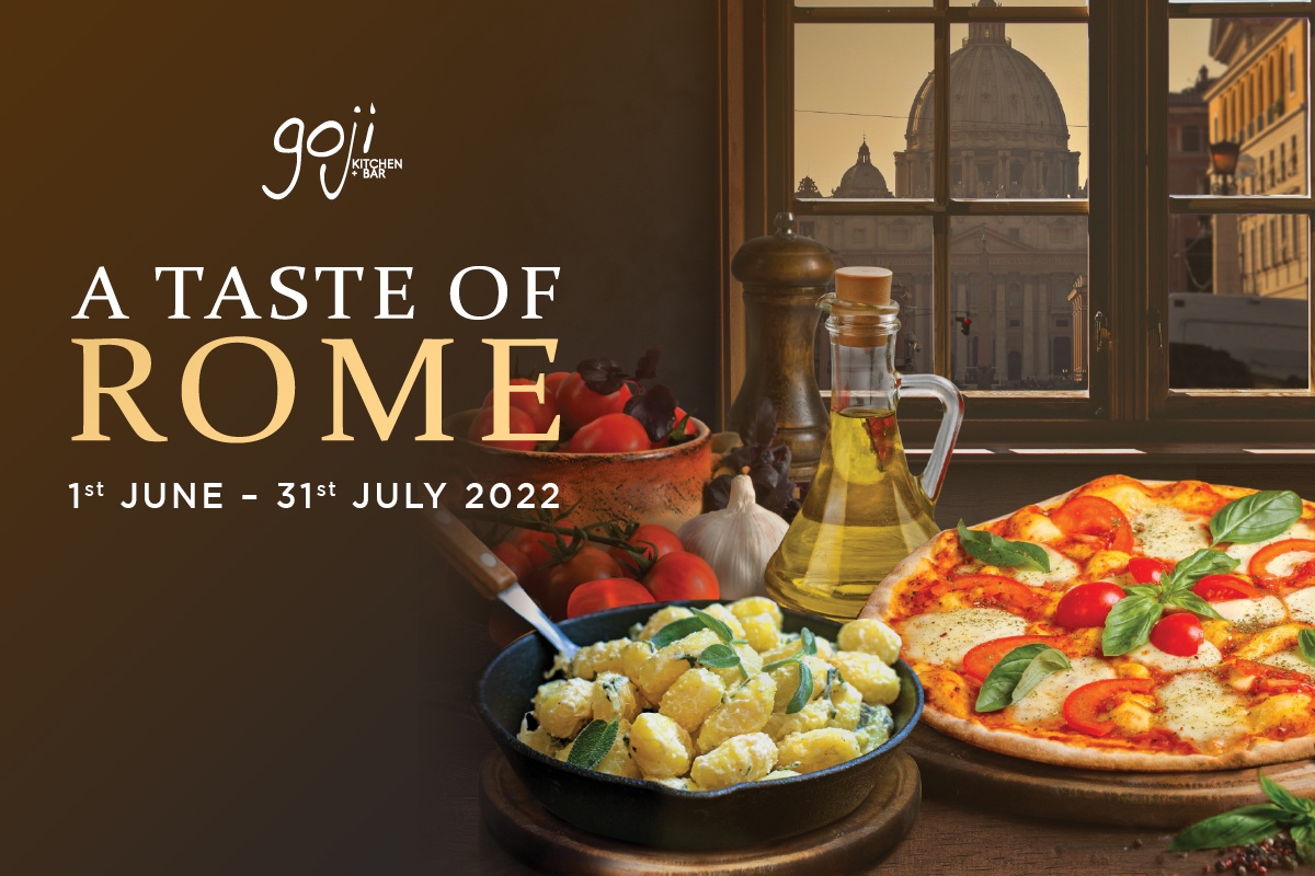 สัมผัสประสบการณ์ความอร่อยกับโปรโมชั่น 'รสชาติแห่งโรม' ณ โกจิ คิทเช่น บาร์