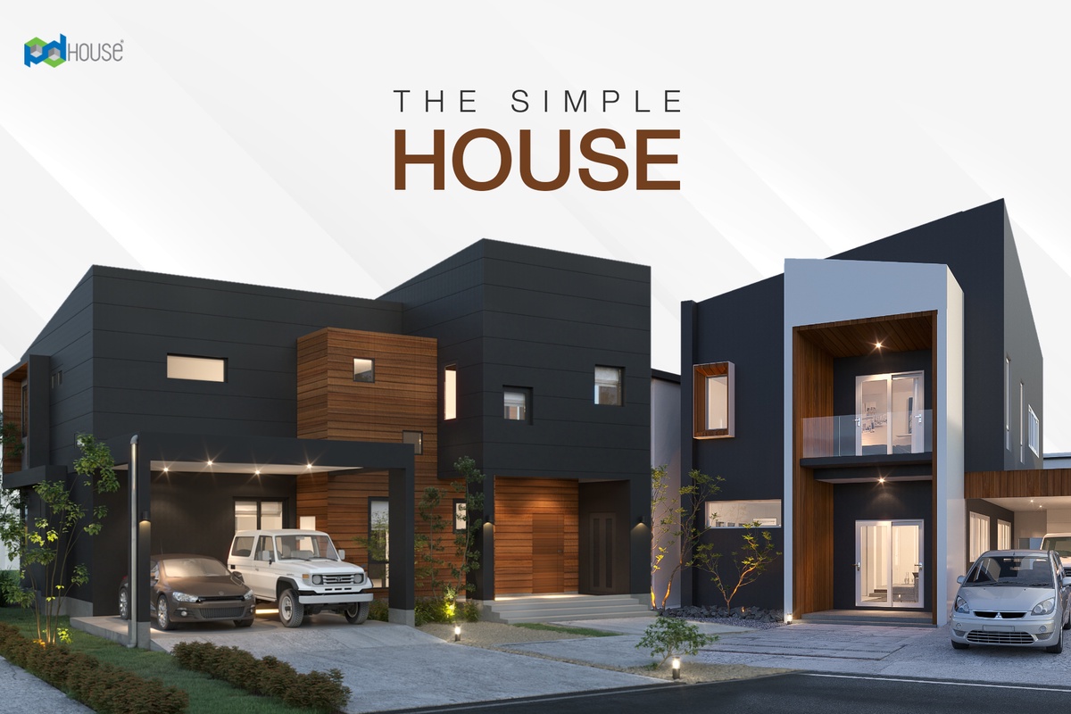 พีดีเฮ้าส์เปิดตัว simple house series 4 แบบบ้านเรียบง่ายมีรสนิยม
