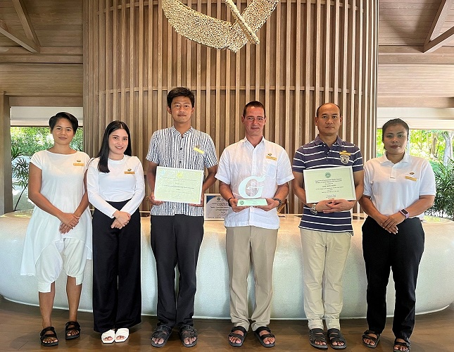 Cape Fahn Hotel, Private Islands, Koh Samui, Proudly Receives the Green Hotel Certificate from the Department of Environmental Quality