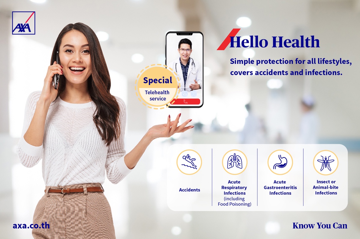 AXA Launches Hello Health, an Affordable yet Comprehensive Health Insurance Plan Covering Accidents and Infectious
