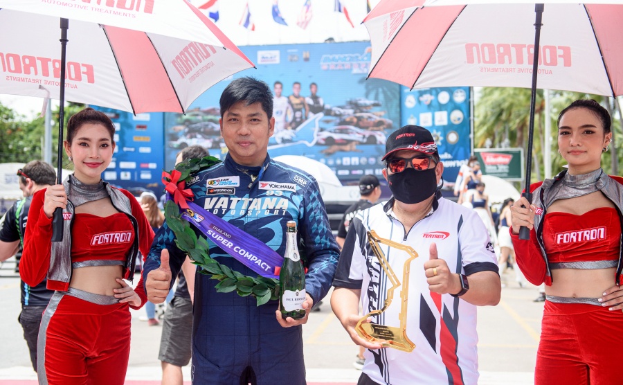 FORTRON คว้าชัยชนะขึ้นโพเดียมชูถ้วยแชมป์ในศึกเกมความเร็ว BANGSAEN PRIX 2022
