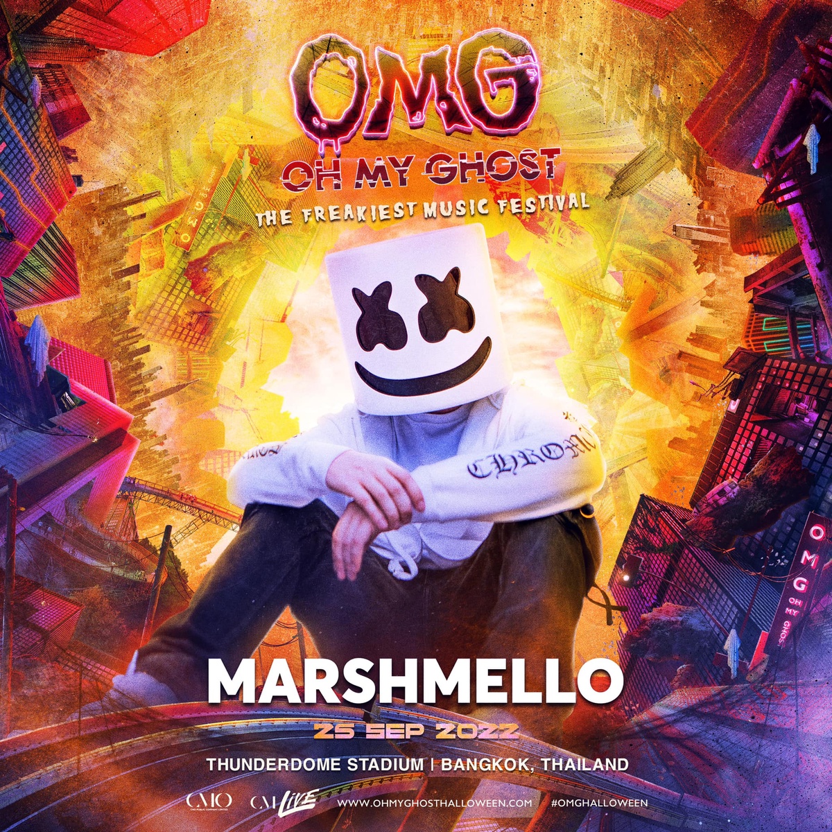 CMO รุก เวิลด์คลาสเอ็นเตอร์เทนเม้นท์ ดึง Marshmello จัด OMG Festival 25 กันยายนนี้