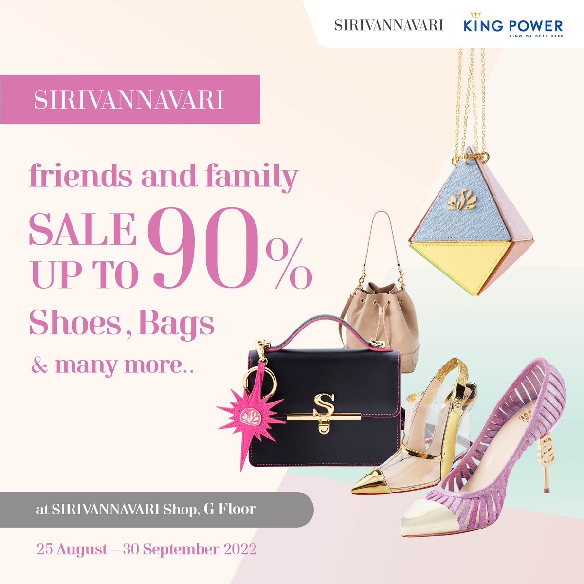 SIRIVANNAVARI Friends Family SALE 2022 Shoe Bags many more Up to 90% off