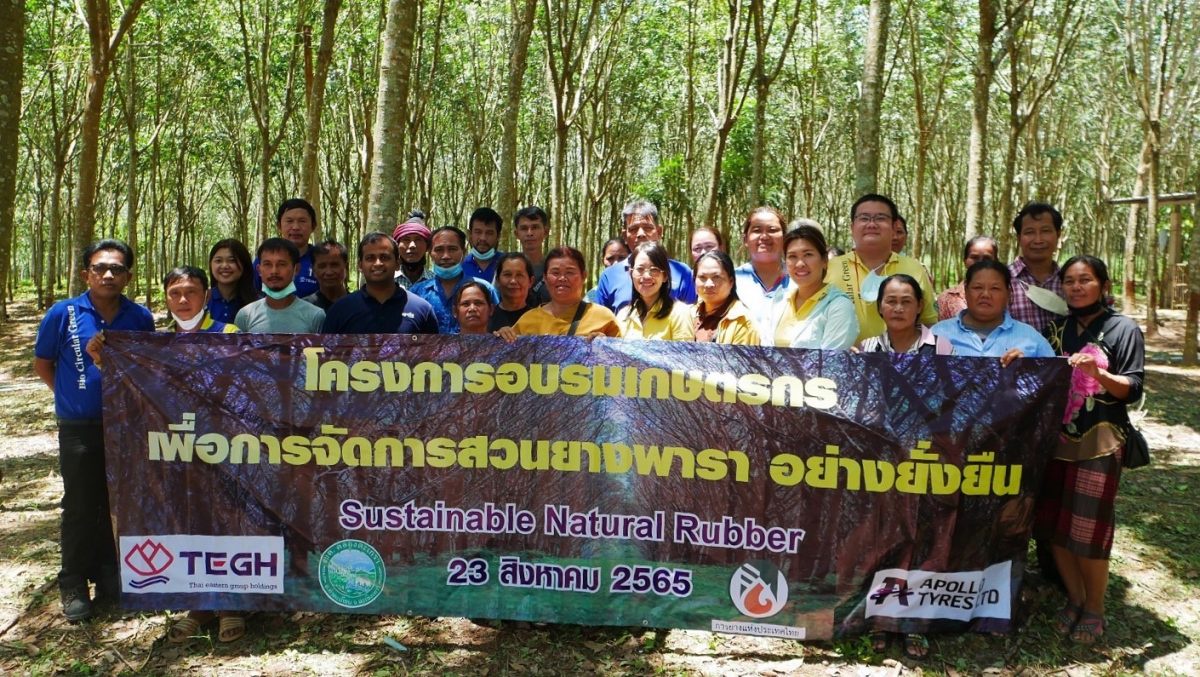 กลุ่มบริษัท TEGH จับมือ Apollo และ การยางแห่งประเทศไทย จ.ฉะเชิงเทรา จัดประชุม การจัดการป่าไม้อย่างยั่งยืน (FSC) ประจำปี