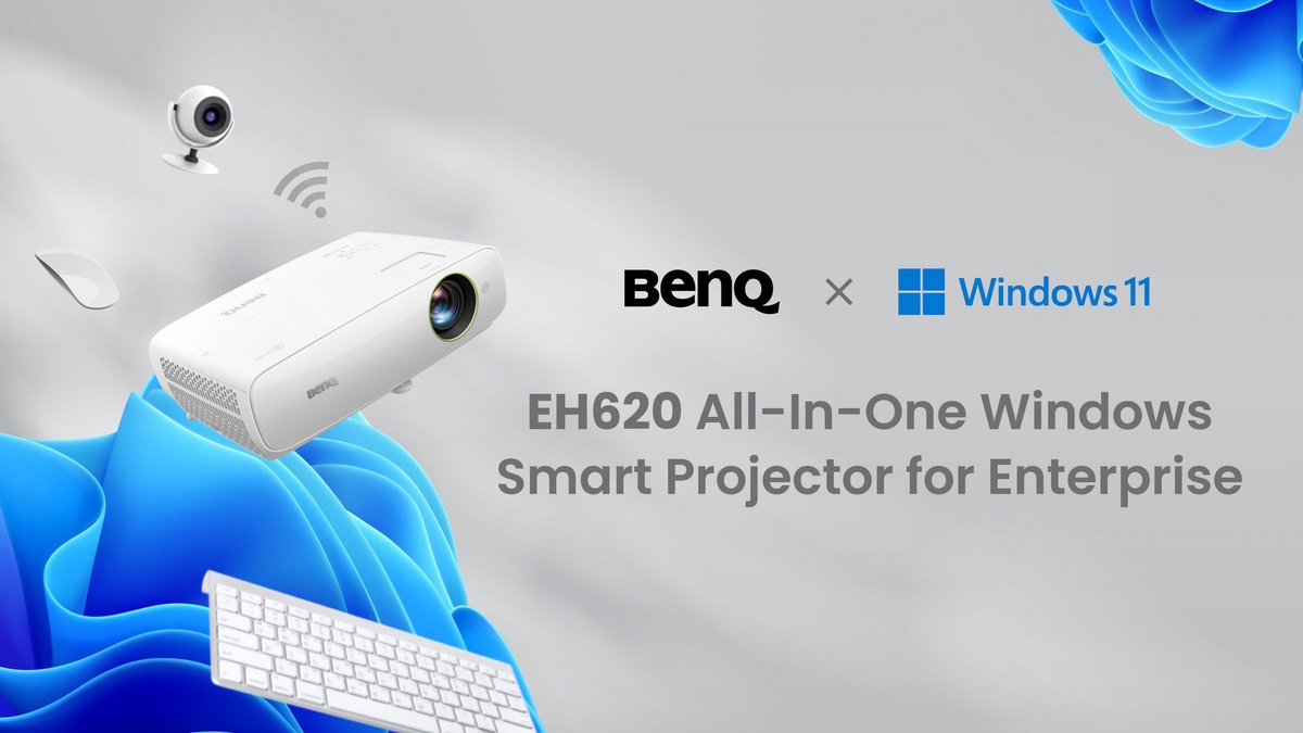  BenQ เปิดตัว สมาร์ทโปรเจคเตอร์ EH620 รุ่นแรกของโลก ที่ใช้ระบบปฏิบัติการ Windows, ซีพียู Intel(R) เจาะกลุ่มลูกค้าองค์กร