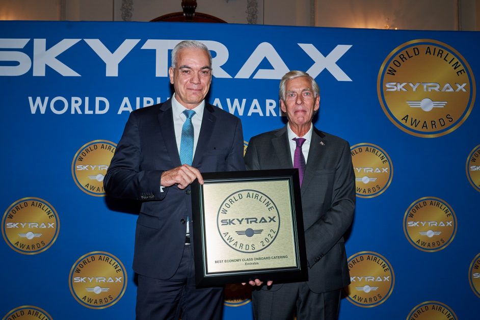 เอมิเรตส์ คว้า 3 รางวัลยอดเยี่ยมระดับโลก จากงาน Skytrax World Airline Awards 2022