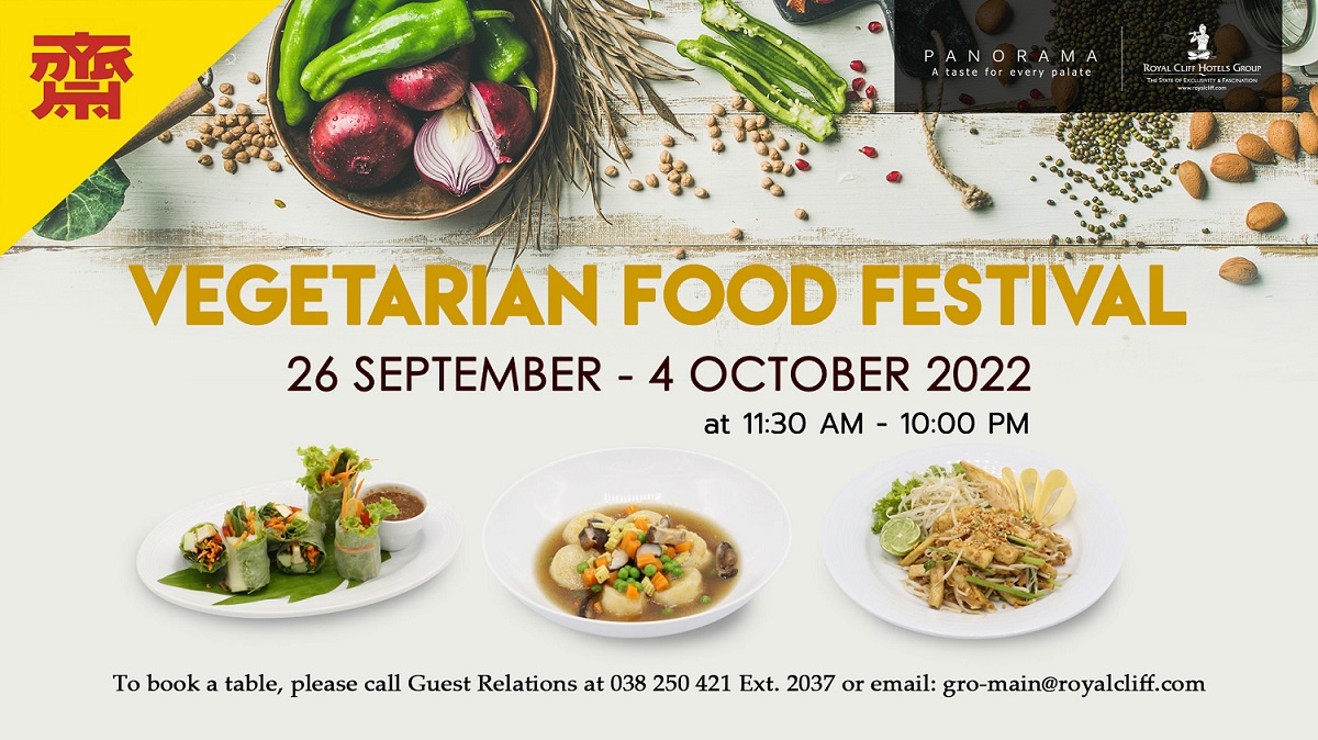 Experience the Best Vegetarian Cuisine at Royal Cliff Pattaya
