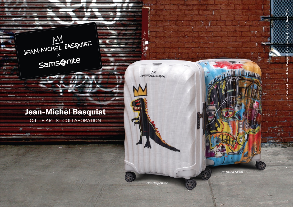 แซมโซไนท์ ผนึกกำลัง Estate of Jean-Michel Basquiat รังสรรค์กระเป๋าเดินทางคอลเลกชันพิเศษ
