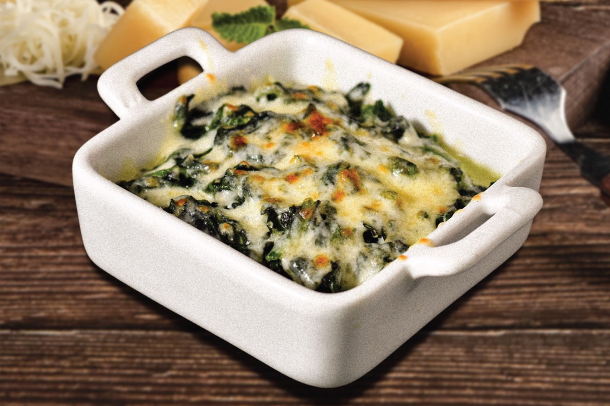 Baked Spinach with Cheese at The Emerald Hotel