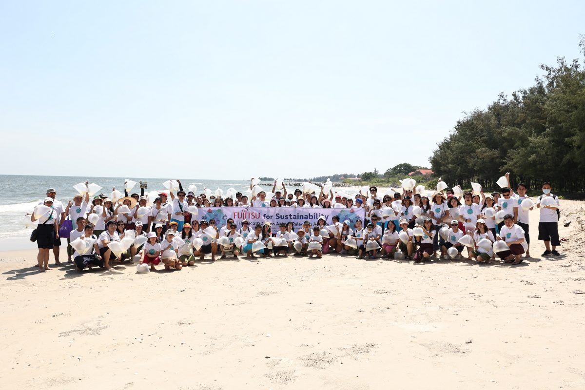 Fujitsu Hosts FTH CSR 2022, Conserving Marine Species at Sirindhorn International Environmental Park, Phetchaburi