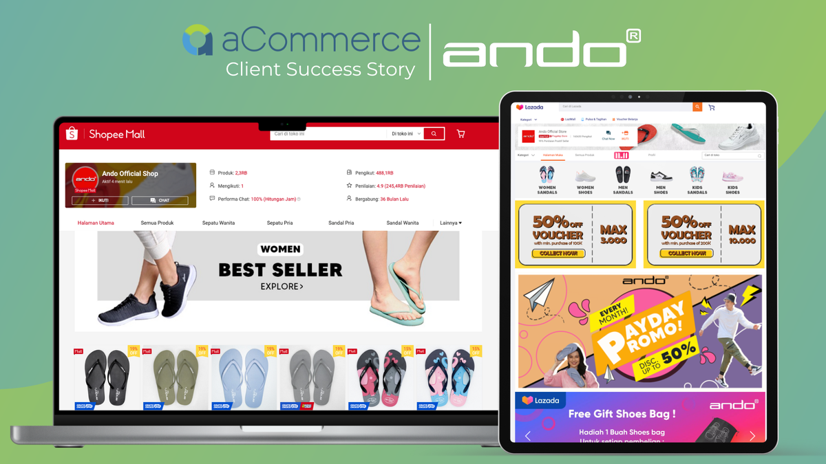 Ando Experiences Remarkable Growth Spurt in Indonesia with aCommerce Strategy and Services