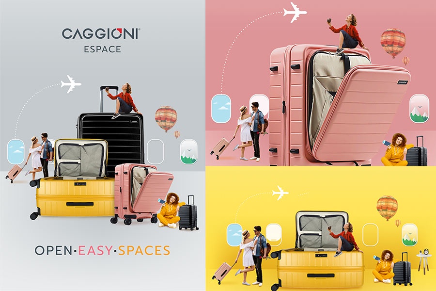 CAGGIONI เปิดตัวสินค้า กระเป๋าเดินทางคอลเลคชั่น Espace ตอบโจทย์การเดินทางของคนรุ่นใหม่ ภายใต้คอนเซ็ปต์ Open Easy