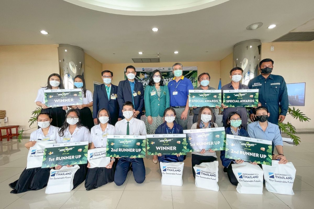 Hutchison Ports Thailand extends Go Green initiative with Wonder of Waste upcycling project