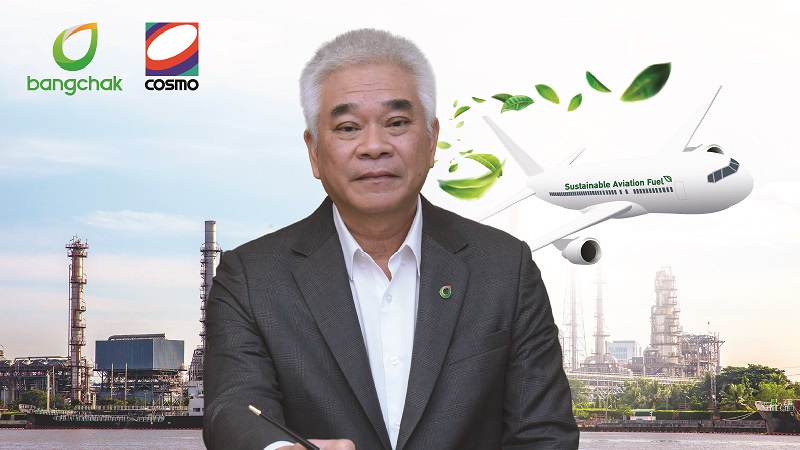 Bangchak Signs MoU with COSMO Group to Explore Decarbonization Business Using Sustainable Aviation Fuel in Support of the 2050 Aviation Sector's Net Zero