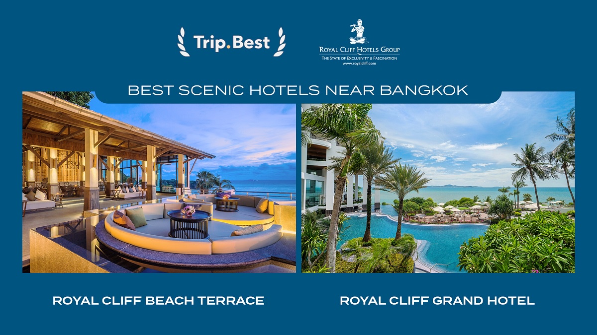 Trip.com awarded Royal Cliff Hotels Group the Best Scenic Hotel Near Bangkok