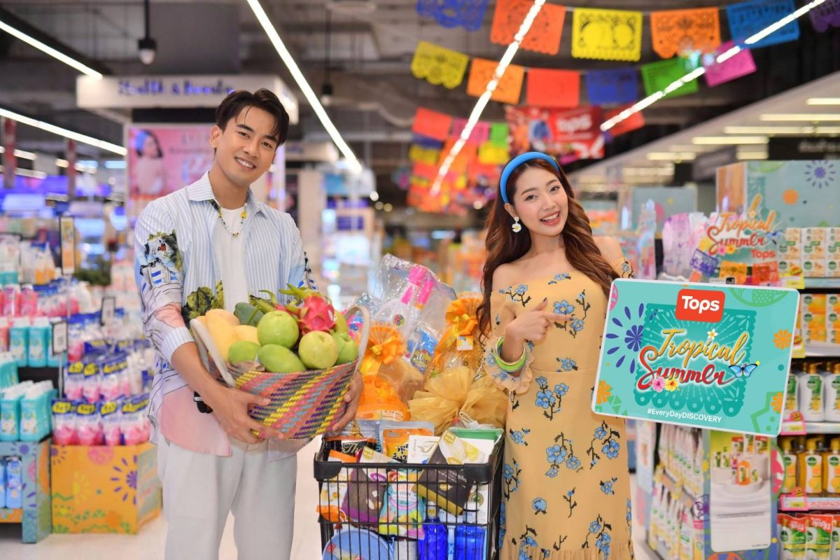 Tops invites customers to shop during the Songkran Festival with Tropical Summer campaign, offering great promotions and items that reaffirm its position as the leader of omnichannel platforms for all