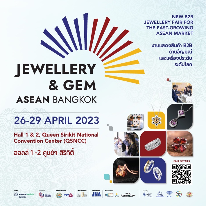 QSNCC adds new event profile to Thailand by hosting Jewellery Gem ASEAN Bangkok 2023
