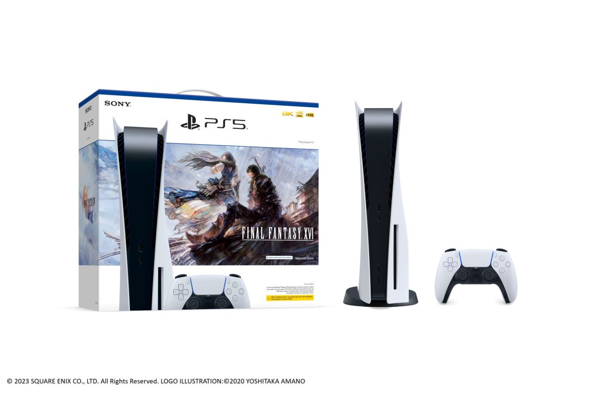 Sony PlayStation ประกาศวางจำหน่ายชุดเครื่องเกมใหม่ PlayStation(R)5 FINAL FANTASY XVI Bundle ในวันที่ 22 มิถุนายน ศกนี้ ในรูปแบบ Ultra HD Blu-Ray Disc Drive Bundle ราคา 20,790