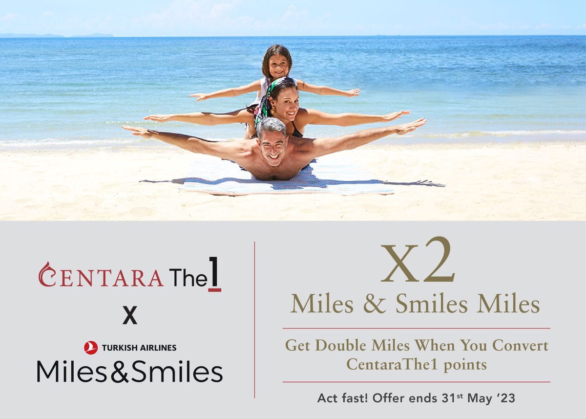 CentaraThe1 Members Earn Double Turkish Airlines Miles with Points Transfer Offer