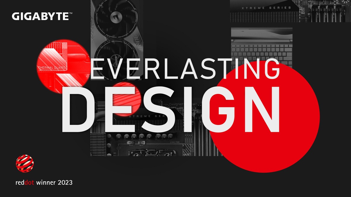 GIGABYTE คว้ารางวัล Red Dot Design Award 2023 จากหลากหลายกลุ่มผลิตภัณฑ์