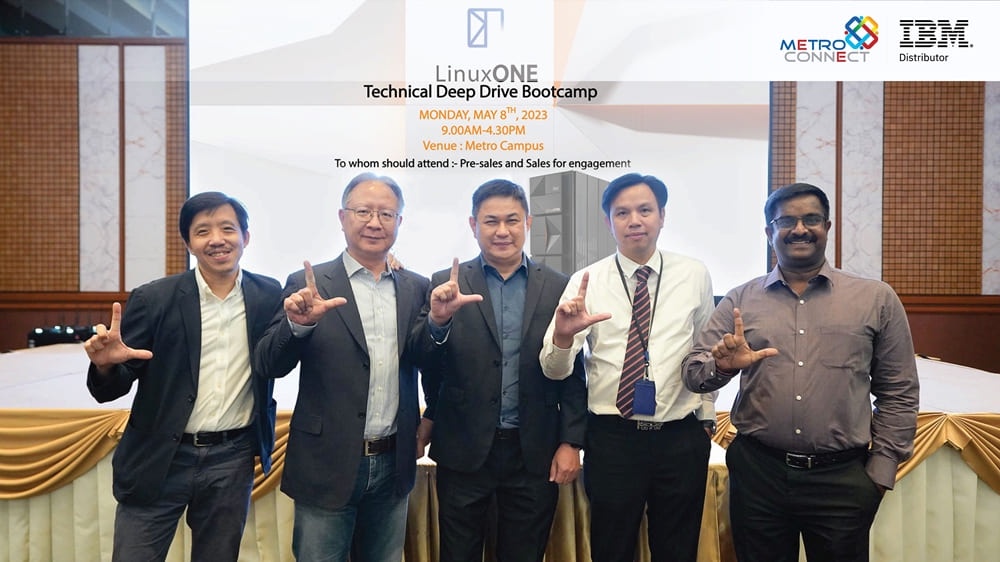 Metro Connect and IBM Thailand arranged LinuxONE Technical Deep Drive Bootcamp Seminar
