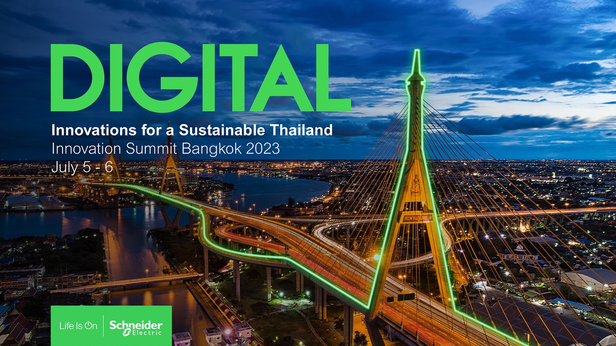 ชไนเดอร์ อิเล็คทริค เตรียมจัดงาน Innovation Summit Bangkok 2023 เพื่อให้ภาคธุรกิจมุ่งสู่การลดคาร์บอน เร่งสู่ทางลัด Net