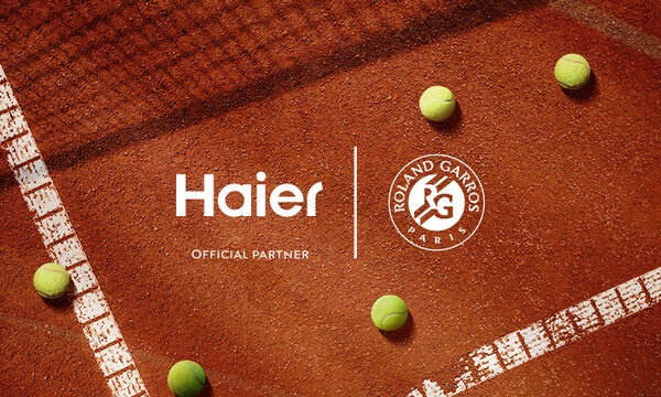ไฮเออร์ สมาร์ต โฮม เป็นผู้สนับสนุนอย่างเป็นทางการ ประจำการแข่งขันเทนนิสเฟรนช์โอเพ่น