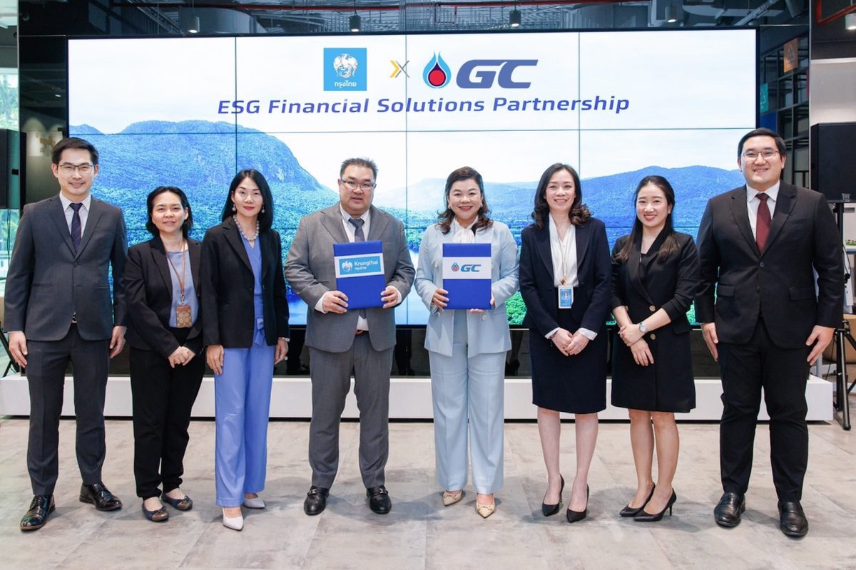 Krungthai Bank and GC solidify their status as sustainable organizations with ESG financial solution addressing 'Together to Net Zero'