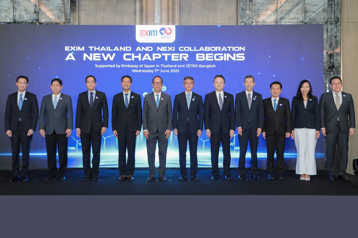 EXIM Thailand Teams up with NEXI to Provide Risk Hedging for Thai and Japanese Entrepreneurs in Expansion of Trade and