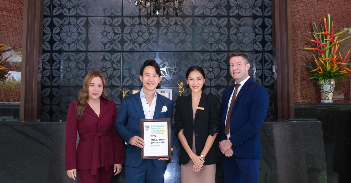 รอยัล วิง สวีท แอนด์ สปา ได้รับรางวัล Travelers' Choice(R) Best of the Best Luxury Hotels จาก TripAdvisor(R) โดยได้รับการยอมรับว่าเป็นโรงแรมดีที่สุดในประเทศไทย