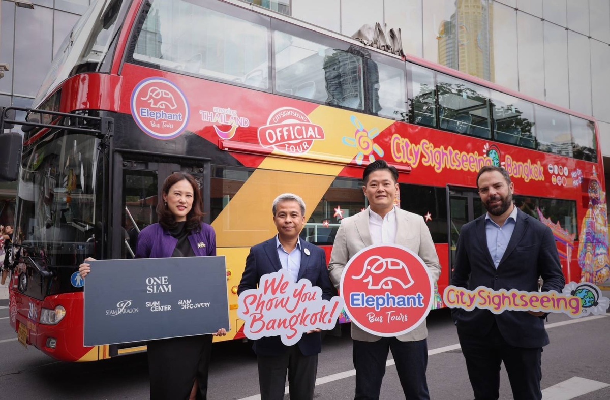 Elephant Bus Tours จับมือ City Sightseeing เปิดตัวรถบัสชมเมืองครั้งแรกในกรุงเทพฯ