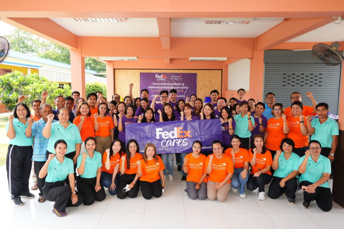 FedEx Teams up with World Vision Foundation to Support Social Needs of Thai Youth