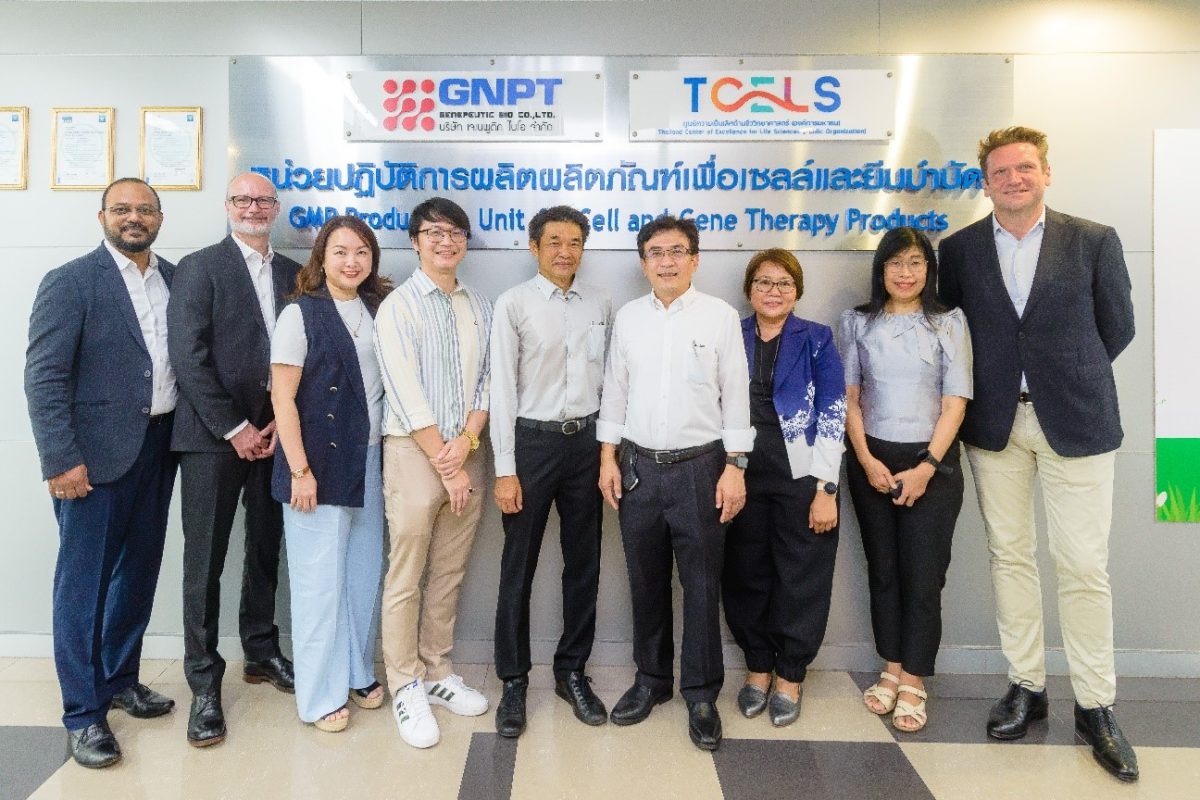 Cytiva ดำเนินการส่งมอบ โรงงานผลิตเซลล์บำบัดแห่งแรกในประเทศไทยให้กับ Genepeutic Bio