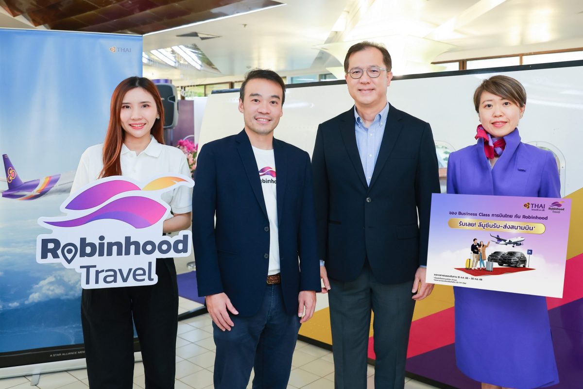 Robinhood joins forces with Thai Airways, unveiling exclusive perks for travelers : Fly business class to Japan and Korea with limousine
