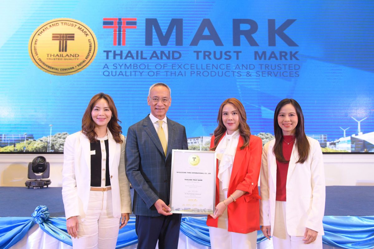 เจ้าสัว คว้ารางวัล Thailand Trust Mark 2566 ตอกย้ำแบรนด์คุณภาพ มาตรฐานระดับโลก