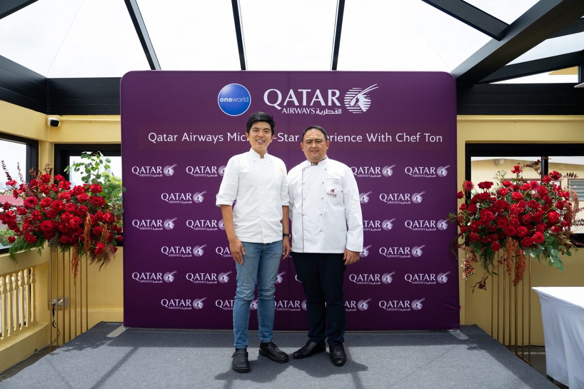 Qatar Airways Launches Exclusive First and Business Class Menu by Thai Celebrity Chef, Chef Ton, for its Thailand-Doha Services and selected APAC
