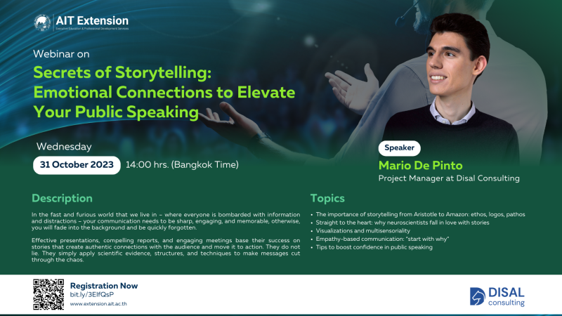 Free Webinar on Secrets of Storytelling: Emotional Connections to Elevate Your Public Speaking