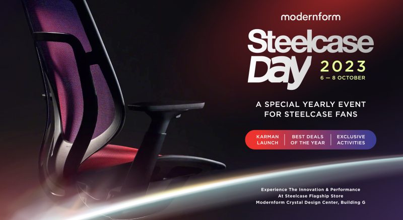 โมเดอร์นฟอร์มจัดงาน Steelcase Day พบกับนวัตกรรมของพื้นที่ทำงานจาก Steelcase แบรนด์เฟอร์นิเจอร์สำนักงานระดับโลกจากอเมริกา
