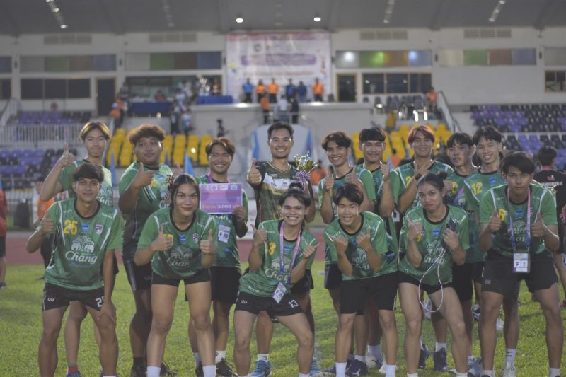 Volleyball, University of Phayao Has Won the Bronze Medal in the Sat VC Open Competition 2023