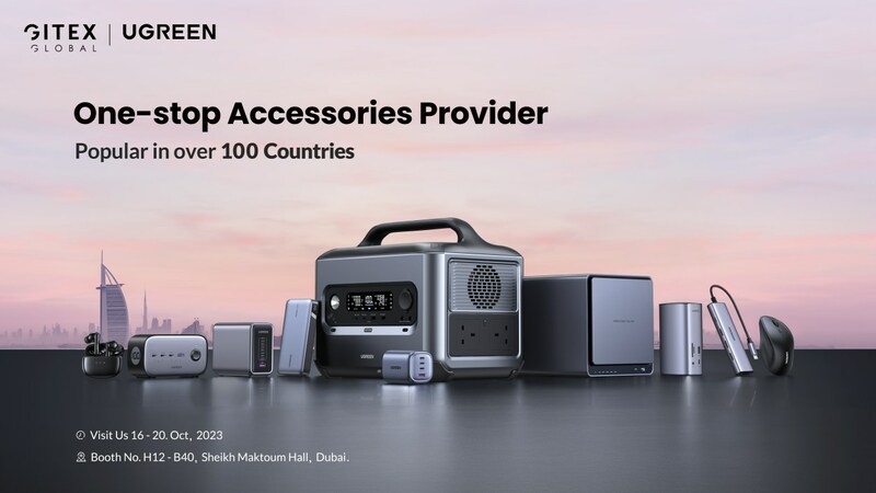 Ugreen unveils power solutions and personal data storage at the Gitex Trade Show in United Arab Emirates.