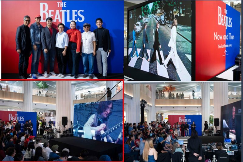 Universal Music Thailand เปิด The Beatles Now And Then | Red Blue Installation กลาง centralwOrld ที่นี่ที่เดียวในไทย 19 วันเท่านั้น! พร้อมให้เข้าชมแล้ววันนี้ถึง 23 พฤศจิกายน