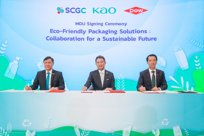 Kao Thailand Partners with SCGC and Dow to Develop Packaging with Key Sustainability Benefits